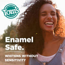 Tom’s of Maine Whiten Plus Coconut Oil Fluoride Free Toothpaste, Natural Whitening Toothpaste with Plant-Based Cleansers, Whitens Without Causing Sensitivity, Gentle Mint, 4.0 Oz (Pack of 3) Infinity Warehouse