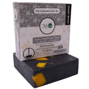 360Feel Old fashioned Pine Tar Soap exfoliant Handmade Man Soap - Made with real Tar and honey, Masculine fragrance 360Feel