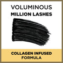 L'Oreal Paris Makeup Voluminous Million Lashes Mascara, Black, 1 Tube L'Oreal Paris