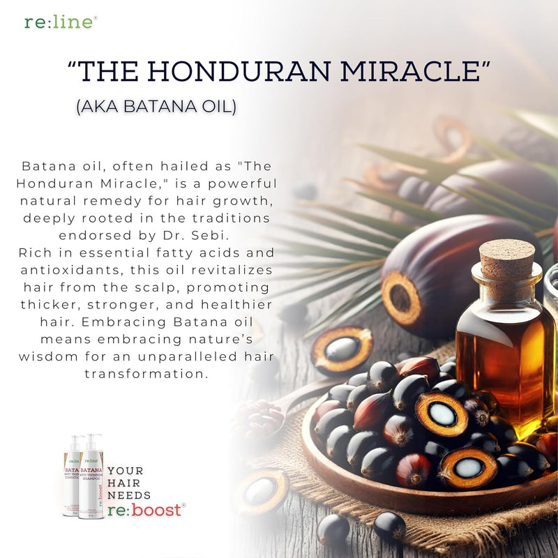 Batana Shampoo and Conditioner for Thinning Hair Shampoo and Conditioner for Men & Women with Raw Organic Batana Oil for Hair Growth Shampoo and Conditioner Set Batana Shampoo for Hair Growth DR SEBI Infinity Warehouse