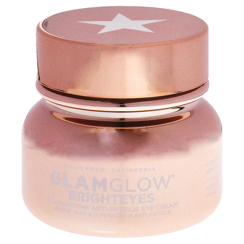 Glamglow Brighteyes Illuminating Anti-Fatigue Eye Cream Formulated with Caffeine, Hyaluronic Acid And Peptides, Brightens Dark Circles And Reduce Fine Lines & Wrinkles, 0.5 Oz Glamglow