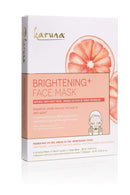 Karuna Brightening+ Facial Sheet Mask: Visibly Reduce the Look of Dark Spots, Natural Fiber Sheet Mask, 4 Count Karuna
