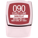 Maybelline New York Color Sensational Shine Compulsion Lipstick Makeup, Scarlet Flame, 0.1 Ounce Maybelline New York