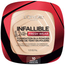 L'Oreal Paris Infallible Fresh Wear Foundation in a Powder, 010 Porcelain, 0.31 Fl Oz L'Oreal Paris Store