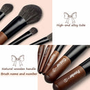 Jilier Travel Makeup Brush Set, 14 pcs Mini Makeup Brushes for Foundation, Powder, Eyeshadow, Highlight, Contour, Blush & Concealer, Small Makeup Brush Set Purse Size with Case Infinity Warehouse