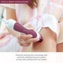 PMD Personal Microderm Classic - At-Home Microdermabrasion Machine with Kit for Face & Body - Exfoliating Crystals and Vacuum Suction for Fresh and Radiant Skin - Berry PMD Personal Microderm