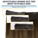 GOO GOO Halo Hair Extensions Human Hair Ombre Walnut Brown to Ash Brown and Bleach Blonde 100g 20 Inch Straight Hidden Crown Wire Hair Extensions Flip in with Invisiblbe Fish Line Layered Hairpiece GOO GOO Store