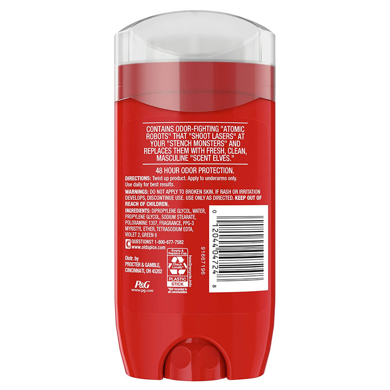Old Spice Aluminum Free Deodorant for Men, High Endurance Sport, 3 Oz Each, Pack Of 3 Old Spice