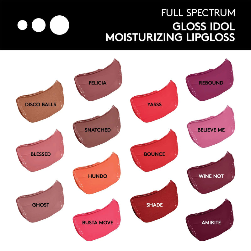 COVERGIRL Gloss Idol, Moisturizing Lip Gloss, Amirite, 0.12 Ounce COVERGIRL