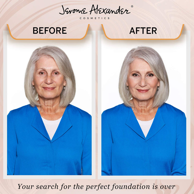 MagicMinerals Deluxe AirBrush Foundation by Jerome Alexander – 5pc Spray Makeup Set with Anti-aging Ingredients for Smooth Radiant Skin (Light Medium) Jerome Alexander