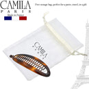 Camila Paris CP2 6 inch French Banana Clip Hair Comb Classic Girls Updo Flexible Ponytail Holder Interlocking Banana Combs, Large, Fashion Durable Styling Hair Accessories for Women, Made in France Camila