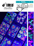 Temporary Tattoos for Adult Women - 3 Sheets - Black Big Koi Fish Kanji Love Skeleton Heart Hand Skull Lotus Sleeve Adults Tattoo d'IRIS studio