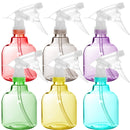Youngever 6 Pack Empty Plastic Spray Bottles, 6 Assorted Colors (12 Ounce) Youngever
