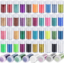 Teenitor 48 Colors Glitter Set, Fine Glitter for Resin, Arts and Craft Supplies Glitter, Festival Glitter Makeup Glitter, Cosmetic Glitter for Body Nail Face Hair Eyeshadow Lip Gloss Making Teenitor