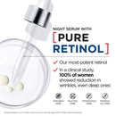 L'Oreal Paris Retinol Serum for Face, Night Serum 0.3% Pure Retinol from Revitalift Derm Intensives, Visibly Reduce Wrinkles, Even Deep Ones, 1 Oz Serum + Moisturizer Cream Samples, Packaging May Vary L'Oreal Paris