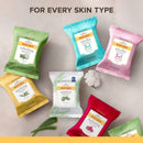 Burts Bees Clarifying Facial Cleanser Towelettes and Makeup Remover Wipes with Pink Grapefruit, for All Skin Types, Made with Repurposed Cotton, 30 Count Burt's Bees