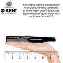 Kent 20T Black Graphite Handmade Folding Pocket Comb for Men, Fine Tooth Hair Comb Straightener for Everyday Grooming Styling Hair, Beard or Mustache, Use Dry or with Balms, Saw Cut, Made in England KENT Store
