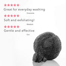 100% PURE Konjac Sponge, Charcoal, Facial Cleansing Brush, Exfoliating Brush for Face, Made with Bamboo Charcoal, Facial Brush for Sensitive Skin - 1 Piece 100% PURE