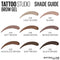 Maybelline TattooStudio Waterproof Eyebrow Gel Makeup, Medium Brown, 0.23 Fl Oz (Pack of 1) Maybelline New York