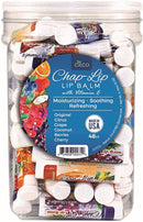 Chap-Lip Vitamin E Lip Balm with Coconut Oil - Lip Moisturizer Treatment - Moisturizing, Soothing, Refreshing, Total Hydration Treatment & Lip Therapy - Assortment of 6 Refreshing Flavors, 48 Count Chap Lip