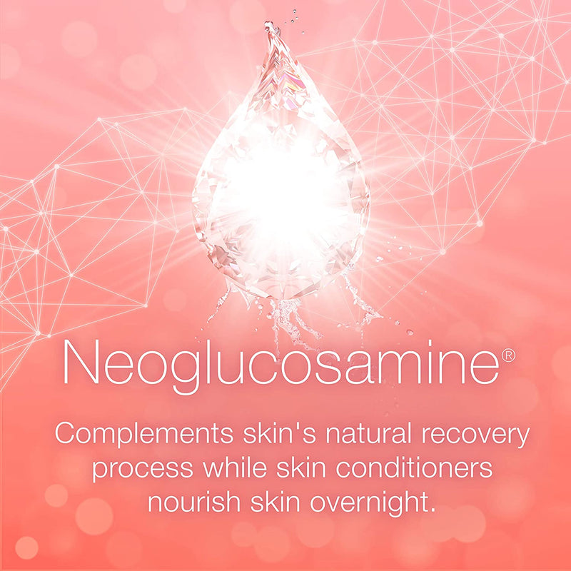 Neutrogena Bright Boost Overnight Recovery Gel Cream with Neoglucosamine, Brightening Nighttime Moisturizer, Oil-Free & Non-Comedogenic, 1.7 oz Neutrogena