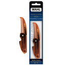 Wahl Beard & Mustache Folding Comb for Men's Grooming - Handcrafted & Hand Cut with Cellulose Acetate - Smooth, Rounded Tapered Teeth - Model 3326 Wahl Clipper