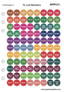 Young Living Essential Oil Labels Bottle Cap Stickers For YL EO Bottles, 7 Sheets 616 Lid Stickers For Aromatherapy Containers by Got Oil Supplies Discount Manufacturing & Distributing