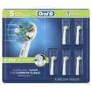 Oral-B FlossAction Toothbrush Refill Brush Heads, 5 Count Oral-B