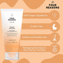 Four Reasons Color Mask - Apricot - (19 Colors) Toning Treatment, Color Depositing Conditioner, Tone & Enhance Color-Treated Hair - Semi Permanent Hair Dye, Vegan and Cruelty-Free, 6.76 fl oz FOUR REASONS