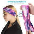 Headbands for Women, Bohemian Style Yoga Elastic Headwraps Head Wrap Hair Band 8 Pack (Style-3) ZUOSIVNAT