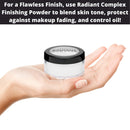 Radiant Complex Makeup Bundle: Face Primer, Eyelash Primer, and Finishing Powder (1 Of Each) Radiant Complex