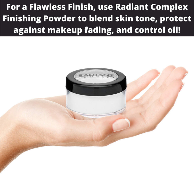 Radiant Complex Makeup Bundle: Face Primer, Eyelash Primer, and Finishing Powder (1 Of Each) Radiant Complex