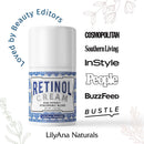 LilyAna Naturals Retinol Cream for Face - Made in USA, Retinol Cream, Anti Aging Cream, Retinol Moisturizer for Face and Neck, Wrinkle Cream for Face, Retinol Complex - 1.7oz - 2 Pack LilyAna Naturals