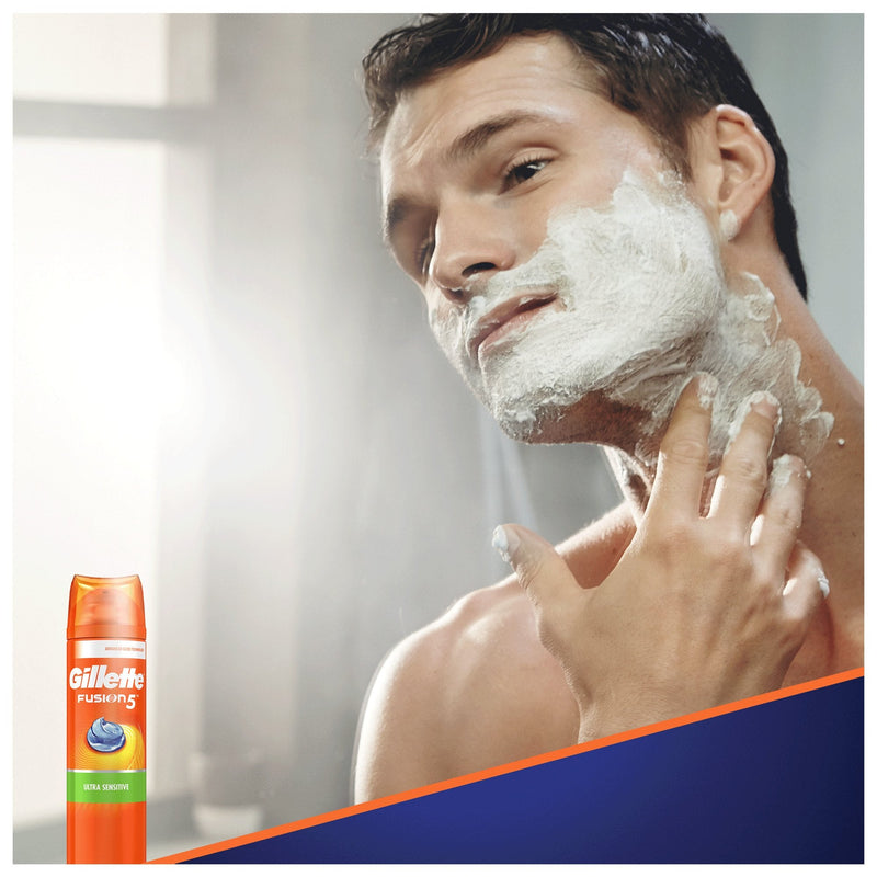 Gillette Fusion5 Ultra Sensitive Shave Gel, 7 Ounce Gillette