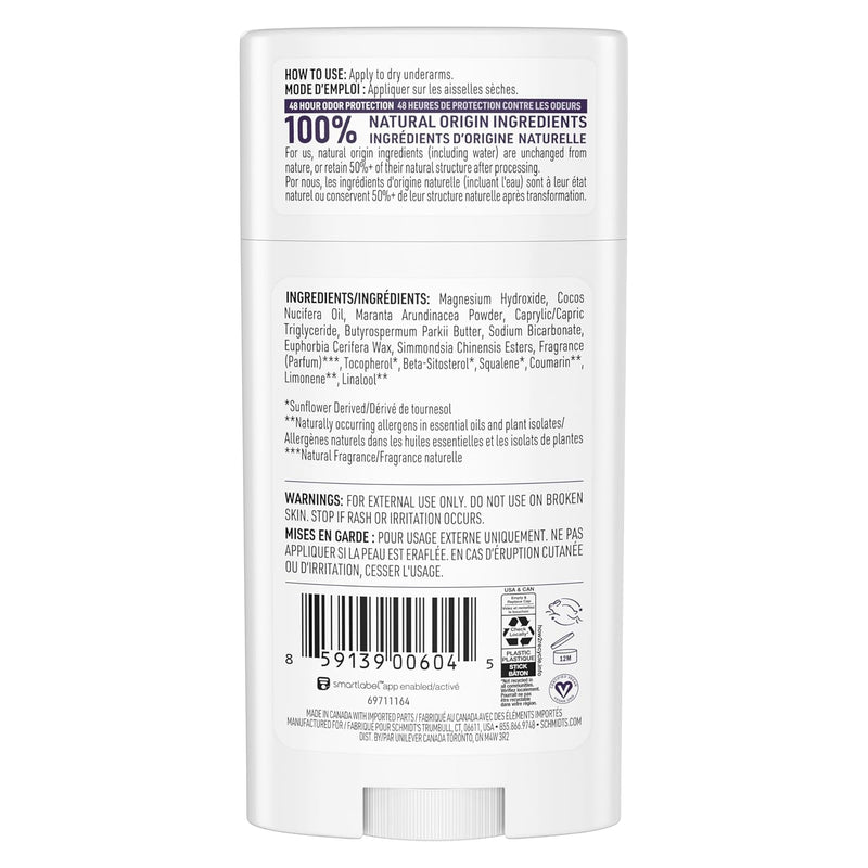 Schmidt's Aluminum-Free Vegan Deodorant Lavender & Sage with 24 Hour Odor Protection, 2 Count for Women and Men, Natural Ingredients, Cruelty-Free, 2.65 oz Infinity Warehouse