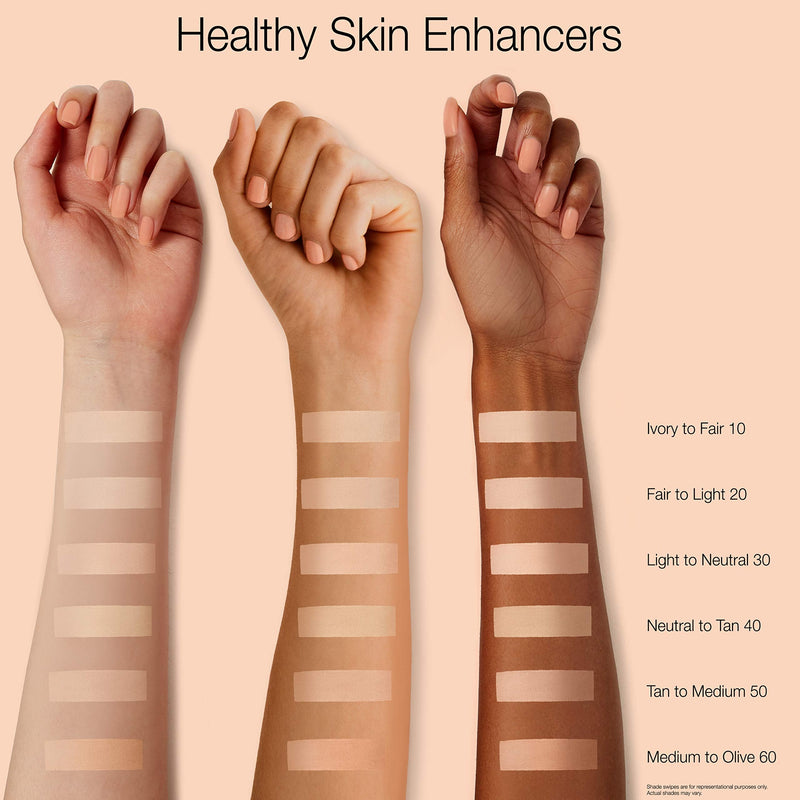 Neutrogena Healthy Skin Enhancer Sheer Face Tint with Retinol & Broad Spectrum SPF 20 Sunscreen for Younger Looking Skin, 3-in-1 Daily Enhancer, Non-Comedogenic, Tan to Medium 50, 1 fl. oz Neutrogena