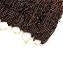 12 Inch 7 Packs Bohomian Box Braids Crochet Hair Curly Prelooped Crochet Hair Goddess Box Braids Crochet Hair Crochet Box Braids Hair With Curly Ends Crochet Braiding Hair For Black Woman (12 Inch, T30