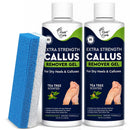 Tea Tree Callus Remover Gel & Epsom Salt Foot Soak for Dry Cracked Feet Infinity Warehouse