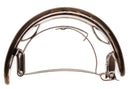 France Luxe Ponytail Barrette - Onyx France Luxe