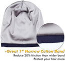 3 Size Satin Lined Sleep Caps for Braids,Dreadlocks Natural Curly Hair Adjustable Winitas Store