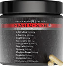 Formulation Factory Heart of Steel: 10-in-1 Metabolic Maximizer Nitric Oxide Supplement, Blood Pressure Support, L Arginine, L Citrulline Natural Pre-Workout: Energy Management 120 Count Infinity Warehouse