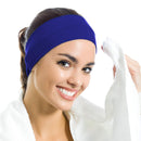Styla Hair 10 Pack Stretch Headbands Non-Slip Head Wraps Great for Sports, Yoga, Pilates, Running, Gym, Workouts, Baseball, Casual Wear, Gifts & more! Blue Styla Hair