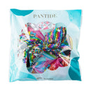 PANTIDE 8Pcs JOJO Bow Hair Clips- 8 Inch Large Sparkly Glitter Sequin Hair Bows and 5 Inch Rainbow Unicorn Grosgrain Ribbon Hair Bows, Alligator Hair Clips Hair Barrettes Accessories with Gift Bag PANTIDE Store