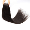 Benehair Tape in Hair Extensions Human Hair Dark Brown Skin Weft 14 inches Long Straight Real Remy Hair Double Sided Invisible Tape ins for Women 20pcs 30g 14inch