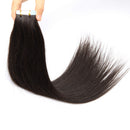 Benehair Tape in Hair Extensions Human Hair Dark Brown Skin Weft 14 inches Long Straight Real Remy Hair Double Sided Invisible Tape ins for Women 20pcs 30g 14inch