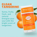 Lume Natural Deodorant - Underarms and Private Parts - Aluminum Free, Baking Soda Free, Hypoallergenic, and Safe For Sensitive Skin - 2.2 Ounce Stick Two-Pack (Clean Tangerine) LUME