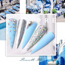 Makartt Nail Extension Gel Builder Gel, Periwinkle Blue Nail Gel Trendy Nail Art Design Easy DIY at Home 30ML P-92 Makartt Store