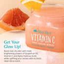 Tree Hut Vitamin C Shea Sugar Scrub, 18 oz, Ultra Hydrating and Exfoliating Scrub for Nourishing Essential Body Care Tree Hut