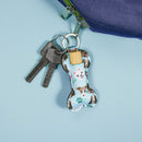 Beautyflier Neoprene Chapstick Lipstick Keychain Holder (Dog Pattern) Beautyflier