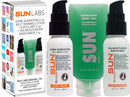 Self-Tanning Lotion (Dark), Tan Maintainer, and Exfoliant for Golden Soft Skin - 3 8 oz. Bottles Infinity Warehouse